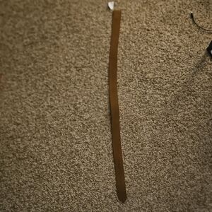 Classic Brown Suede And Leather Belt